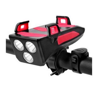 3 u 1 nosač mobitela + lampa + truba + power bank  2400mAh                  