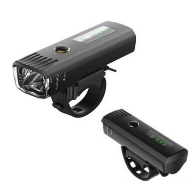 Prednja lampa LED s indikatorom baterije za bicikl / romobil                