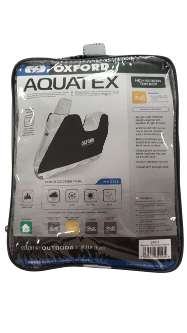 Oxford prekrivač za skutere s vizirom i kuferom 823