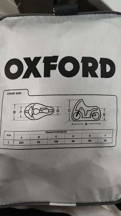 Oxford prekrivač za skutere s vizirom i kuferom 826